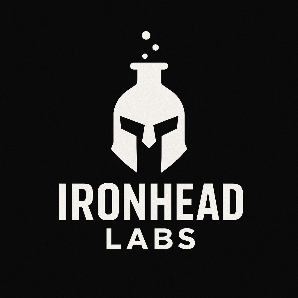 ironhead labs logo design